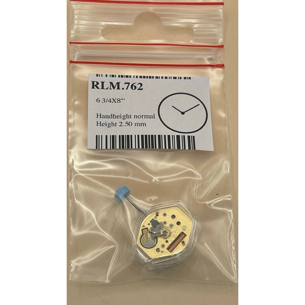 Ronda 762 Quartz Watch Movement 2 Hand 6 3/4 x 8 New